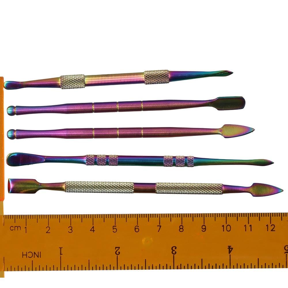Uniquer 14Pcs Carving Tool Set for Wax with Box Double Head Wax Carving Sculpting Tools for Wood, Wax, Jewelry, Clay, Pottery