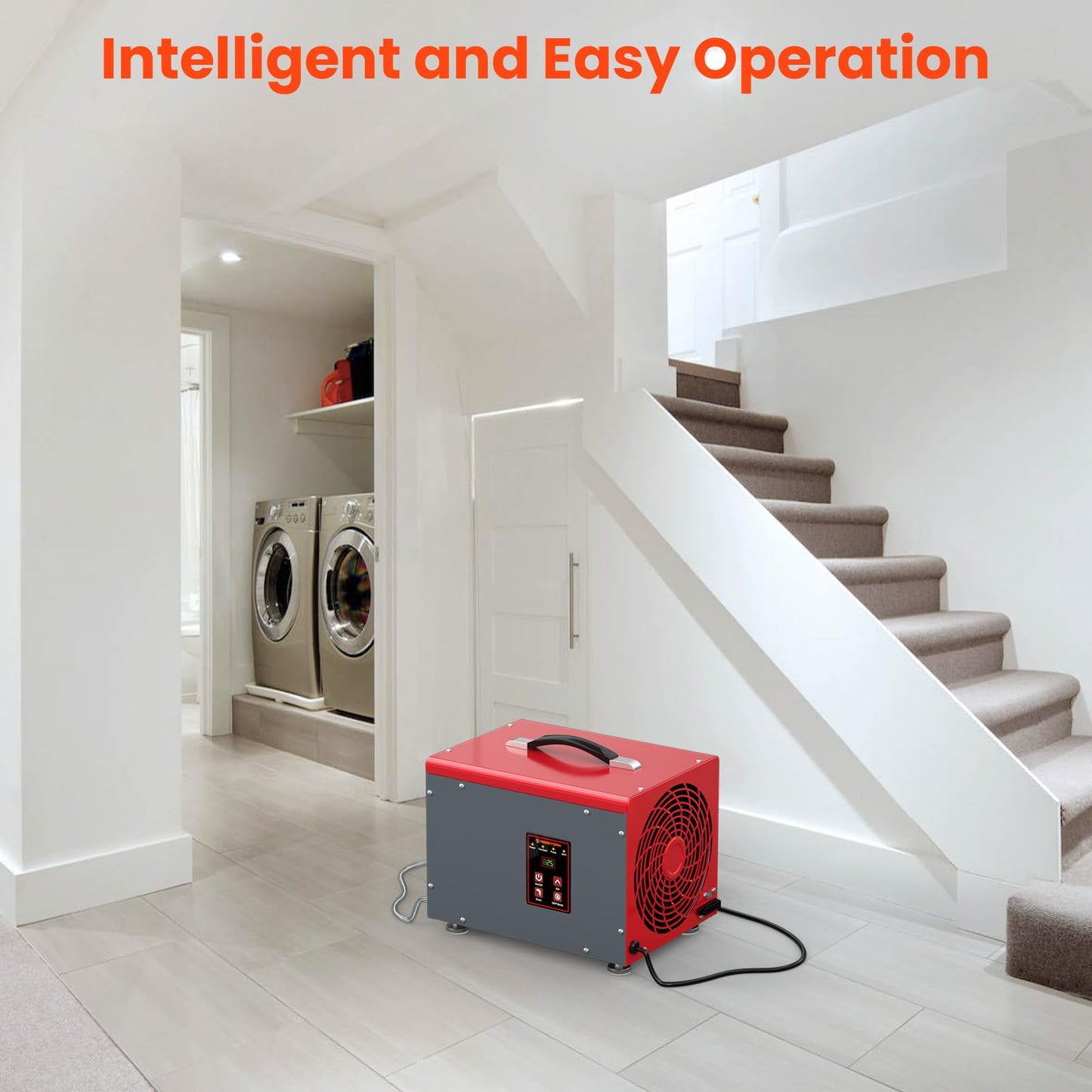 Abestorm 70 Pints Crawl Space Dehumidifiers with Pump, Compact Portable Commercial Dehumidifier Up to 1,000 sq. ft. Auto Defrost, Memory Starting Crawlspace Dehumidifiers