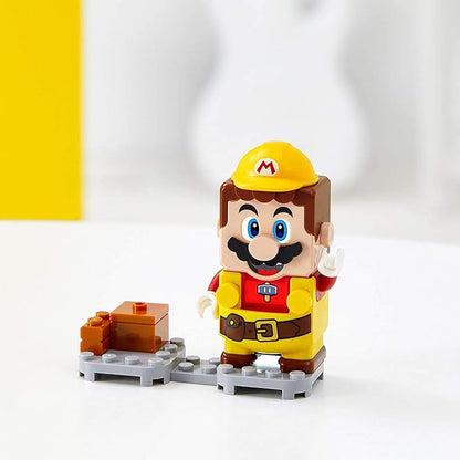 LEGO Super Mario Builder Mario Power-Up Pack 71373 Building Kit Fun Gift for Kids to Power Up The Mario Figure in The Adventures with Mario Starter Course (71360) Playset (10 Pieces)