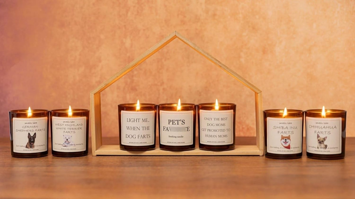 New Mom Gifts, Gifts for New Mom, Only The Best Dog Moms Get Promoted to Human Moms Candle - Lavender & Eucalyptus, Crafted by Natural Soy Wax & Natural Essential Oils