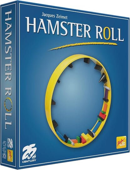 25th Century Games Hamster Roll – Fun Dexterity Board Game - Balance and Strategy Family-Friendly Game Night for 2 to 4 Players Ages 7+