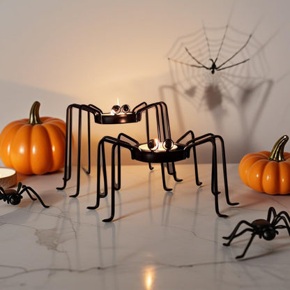 Candle Holders Bulk for Holiday Decor Indoor Outdoor Decorations for Halloween Party Table Kitchen Fireplace Bookshelf Desk Table Seasonal Display