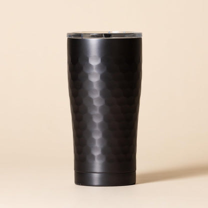 Seriously Ice Cold SIC 20 Oz. Double Wall Vacuum Insulated 18/8 Stainless Steel Travel Tumbler Mug | Powder Coated with Splash Proof BPA Free Lid | Coffee, Tea, Wine, and Cocktails (Hammered Gunmetal)