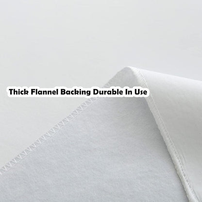 Pioggia Vinyl Tablecloth with Flannel Backing Rectangle Waterproof Oil-Proof Plastic Table Cloth Wipeable PVC Table Cover for Indoor and Outdoor (White, 60 x 84 Inch)
