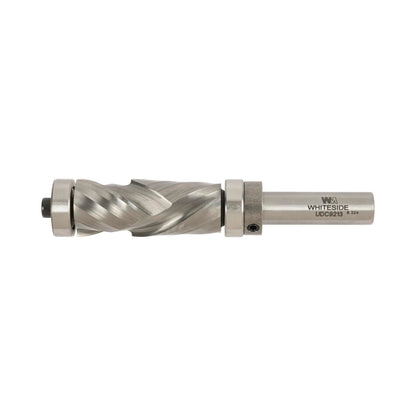 Whiteside UDC9213 Ultra-Long Ultimate 2+2 Compression Router Bit: 7/8 Inch Cutting Diameter, 1/2 Inch Shank, 2-1/8 Inch Cutting Length, Combination Bearing