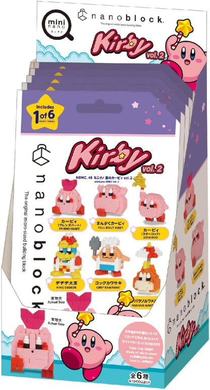 nanoblock - Kirby - Kirby Assortment 2 (Blind Box Complete Set) mininano Series Building Kit