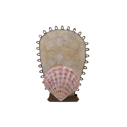 Creative Co-Op Metal Wall Sconce Taper Candle Holder with Resin Shell, Multicolor Finish