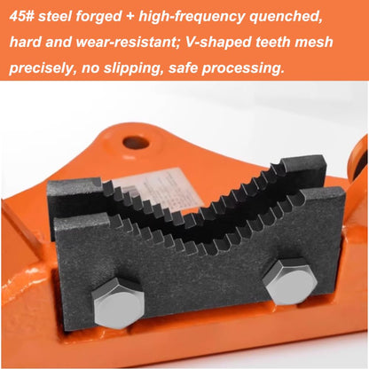 Pipe Table Vice with Tripod Stand,Heavy-Duty Gantry Pipe Vise,45# Steel Forged Quenched Jaws, 0.4"-4.3" Grip, Anti-Slip Steel-Cast Handle, For Pipe/Wood/Iron Processing