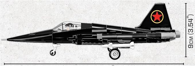 COBI TOP Gun (1986) MIG-28 Aircraft Building Set 332 Pieces