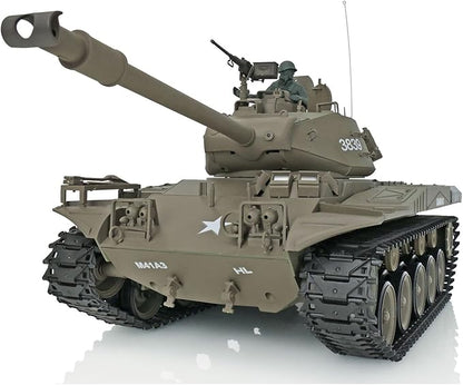 Heng Long US in Stock RTR RC Tank 2.4Ghz 1/16 Scale 7.0 Plastic Walker Bulldog IR Combat Model 3839 with Lifting Barrel Sound Light Smoking Generator 340 Rotating Turret Airsoft