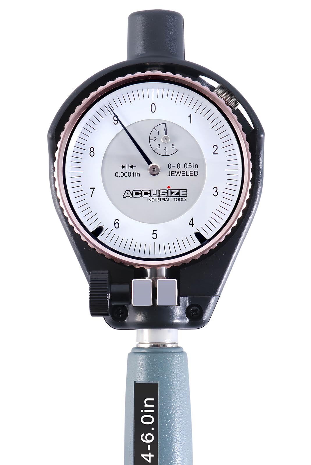Accusize Industrial Tools Dial Bore Gauge Set, 1.4-6 inch Measuring Range, 0.0001'' Graduation Interval, EE20-2416