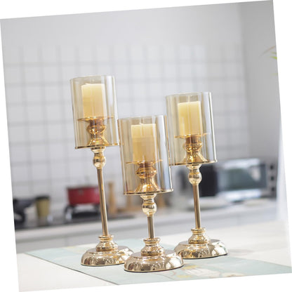 Generic Chic Decorative Candle Stand Fashion Candle Stand Retro Candlestick for Dining Room
