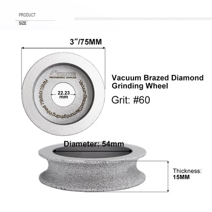 SHDIATOOL Diamond Tile Drill Bits Kit 15pcs, Porcelain Hole Saw Sets, Core Bits Cutter for Drilling Ceramic Marble Granite (6/8/10/20/25/35/50/75/100/20MM/2/SDS/HEX/6MM/4.5”)
