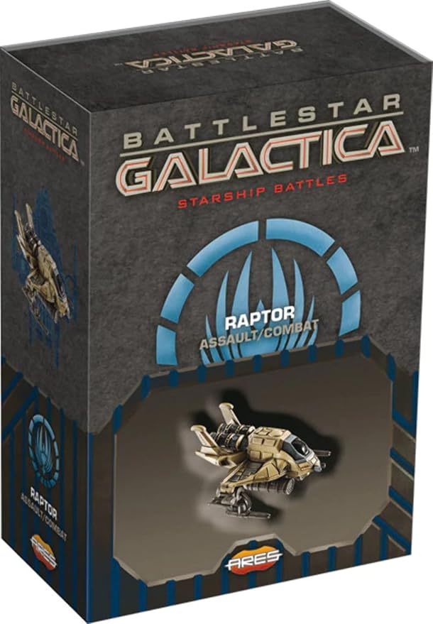 Ares Games Battlestar Galactica: Starship Battles - Raptor (Assault/Combat) Spaceship Pack