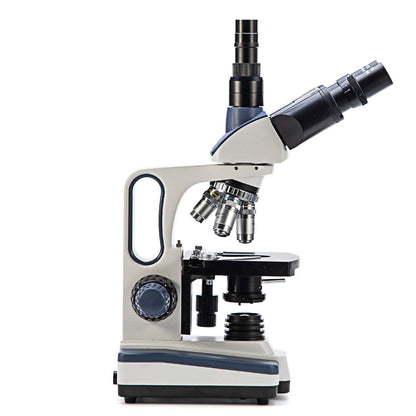 Swift Compound Trinocular Microscope SW350T,40X-2500X Magnification,Siedentopf Head,Two-Layer Mechanical Stage,with Swiftcam 5 Megapixel Camera and Software Windows/Mac/Linux and USB 3.0 Cable