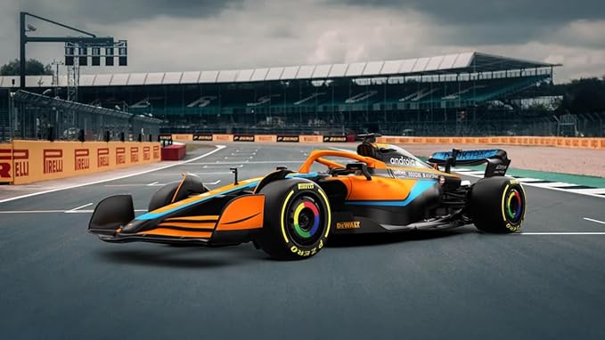 Voltz Toys Authentic Licensed 1:18 McLaren F1 MCL36 Remote Control Car - F1 Collection RC car Series for Kids and Adults - 2.4GHz RC Car for Gift (1:18 McLaren F1 MCL36)