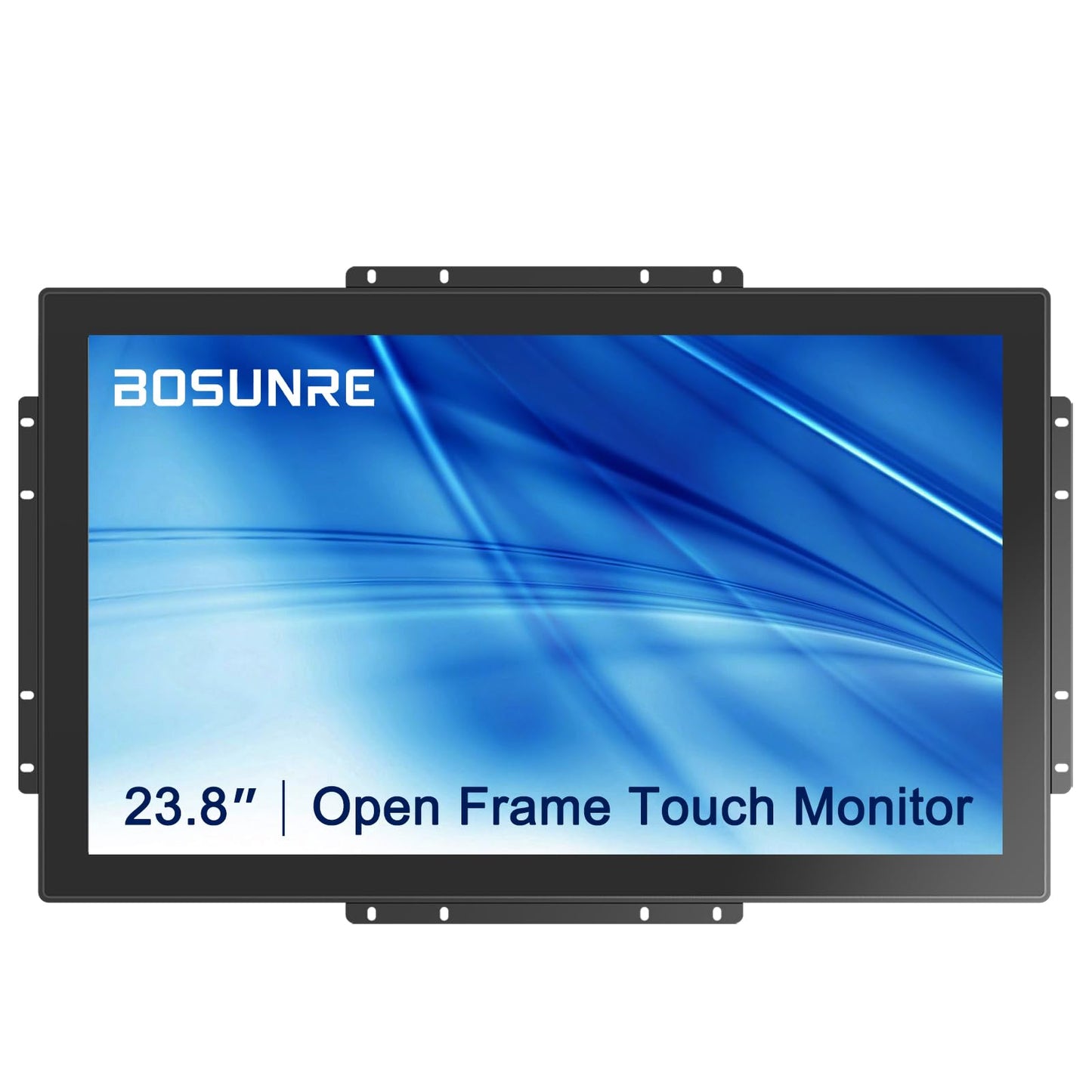 Bosunre 23.8 Inch Multi-Touch Screen Monitor, VESA Mount & Open Bracket Installation,Open Frame Touch Monitor,1920x1080 Resolution for Vending, HMI and Digital Signage 7x24h Work