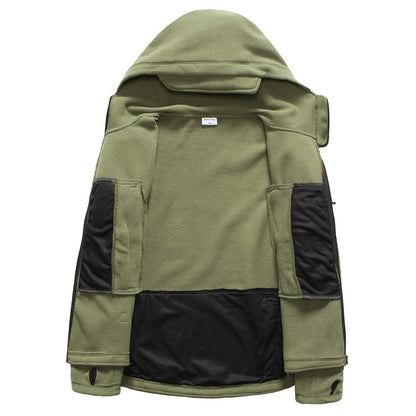 ReFire Gear Men's Warm Military Tactical Sport Fleece Hoodie Jacket