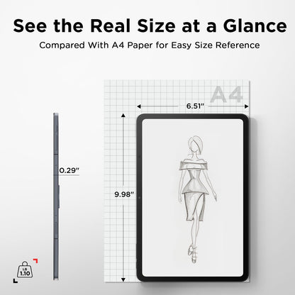 TCL NXTPAPER 11 Gen 2 Android Tablet, 11" Drawing Pad & Digital Notebook, NXTPAPER 4.0 Display, 4096-Level Stylus Compatible, Android 15, AI Tools, 6+6GB RAM, 64GB Storage, 8000mAh Battery, Gray