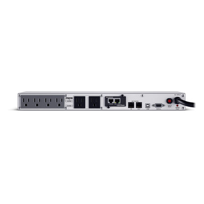 CyberPower OR500LCDRM1U Smart App LCD UPS Battery Backup and Surge Protector, 500VA/300W, 6 Outlets, AVR, 1U Rackmount, UL Certified