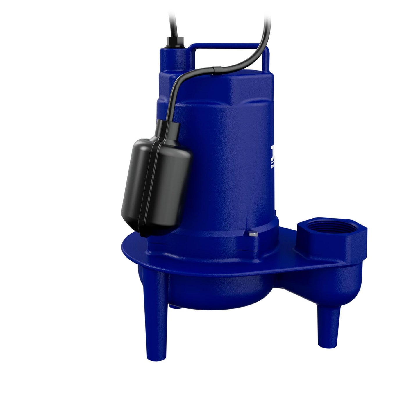 JACKEL SEW501CIT 1/2 HP 9300 GPH Cast Iron Submersible Sewage Pump with Piggy-Back Tethered Float Switch