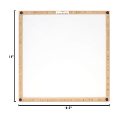 Deny Designs Bree Madden Bamboo Framed Wall Art, 14 in x 16.5 in, Sea Wave