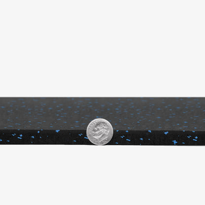IncStores 4' x 6' Premium Durable Rubber Mat Home or Commercial Gym Flooring (Blue)