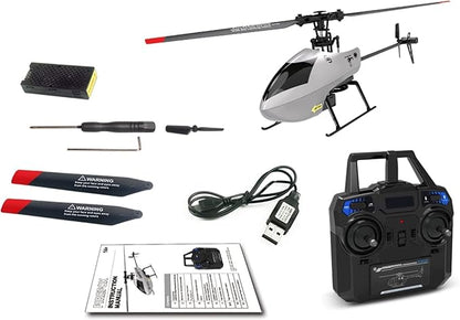 GoolRC C129 V2 RC Helicopter 4 Channel Remote Control Helicopter with 6-Axis Gyro 2.4Ghz RC Aircraft with 3D Flips Altitude Hold One Key Take Off/Landing for Adults and Beginners
