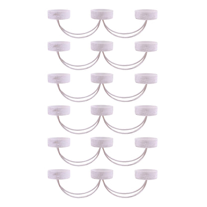 Hosley Bulk Buy Set of 6 Metal Tea Light Candle Holders for Home Decor, Lighting, Wedding, Parties, Gifting, LED Tea Light Gardens