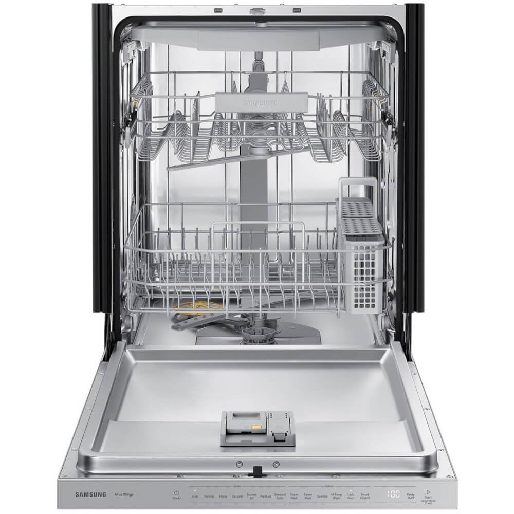 Samsung Bespoke Smart 46 dBA Dishwasher with 3rd Rack and StormWash, Stainless Steel, DW60R2014US/AA