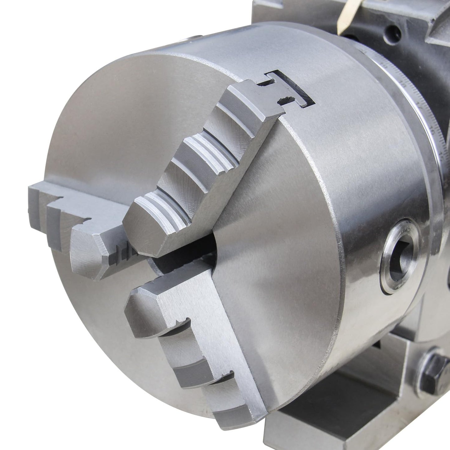 KAKA INDUSTRIAL Dividing Head 5 inch 3-Jaw Chuck, MT2 Tailstock and Dividing Plates | Milling Machine Indexing Attachment for Precision Gear Cutting BS-0