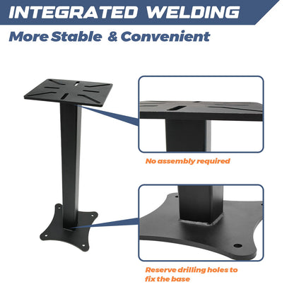 ICITYWALL Heavy Duty Bench Grinder Stand Mount Vise and Grinder, Grinder Stand Suitable for Grinders, Vises, Drill Press, etc