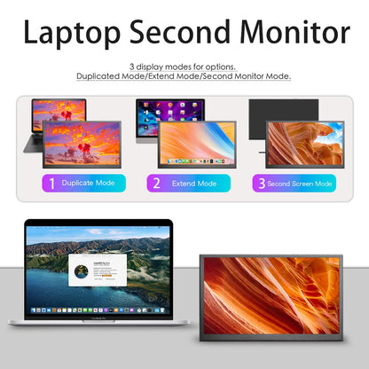 LESOWN 10 inch Monitor Touchscreen Small HDMI Portable Display 1024x600 IPS Computer 10.1 inch Secondary Screen mini Monitors for Windows Mac Laptop PC