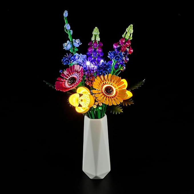 LIGHTAILING Light for Lego-10313 Wildflower-Bouquet - Led Lighting Kit Compatible with Lego Building Blocks Model - NOT Included The Model Set