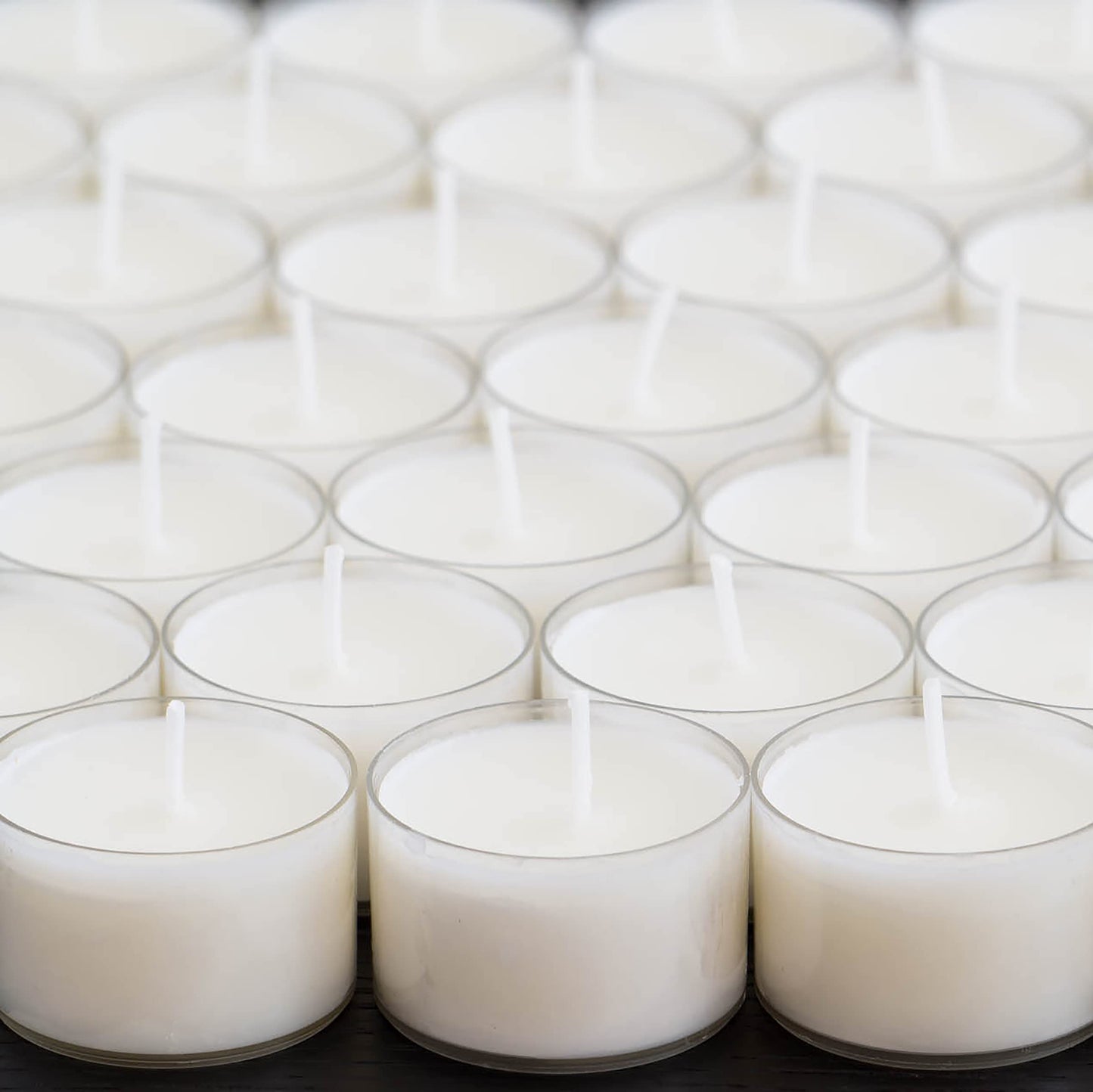 Stonebriar Bulk 96 Unscented Smokeless Long Burning Clear Cup Tea Light Candles with 8 Hour Extended Burn Time (Pack of 6, 576 Count Total)