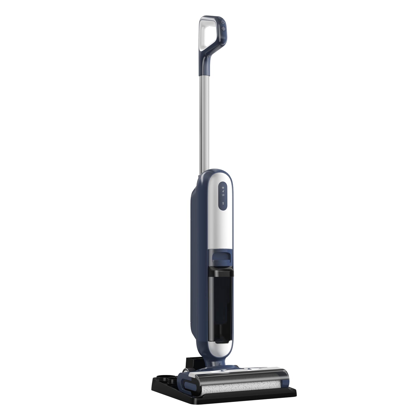 DUMOS Wet Dry Vacuum Mop, Cordless All-in-One Floor Cleaner with Auto Self-Cleaning, Dual-Edge Cleaning, Tangle-Free Brush & Dual Water Tank Design, 35-Min Runtime for Hard Sticky Messes & Pet Hair