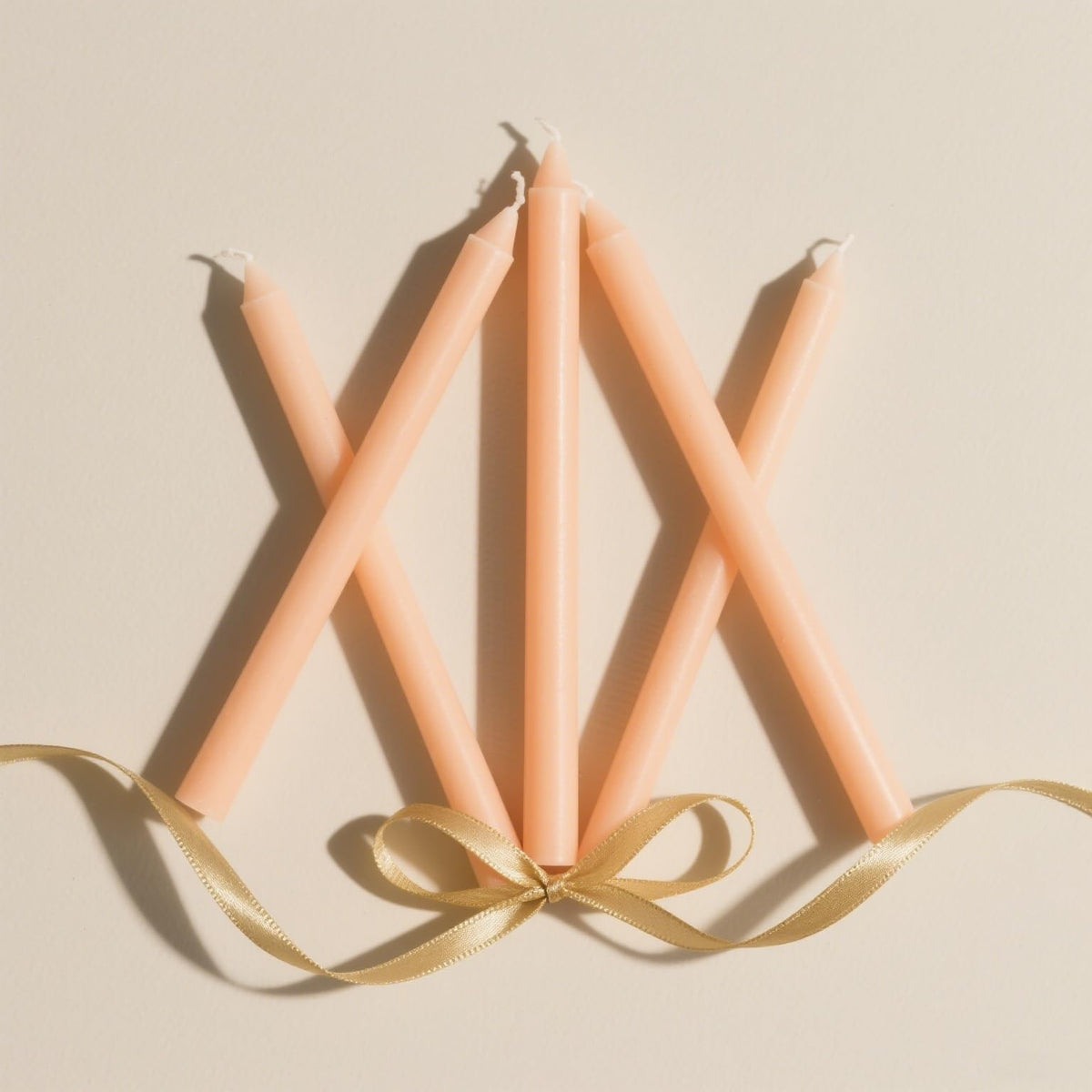 12-Pack Light-Orange Taper Candles, 10 Inch Unscented Dripless Candlesticks, Long-Lasting Burn Time of 7-8 Hours, Perfect for Fall Harvest Halloween Thanksgiving Dinners Parties and Home Décor