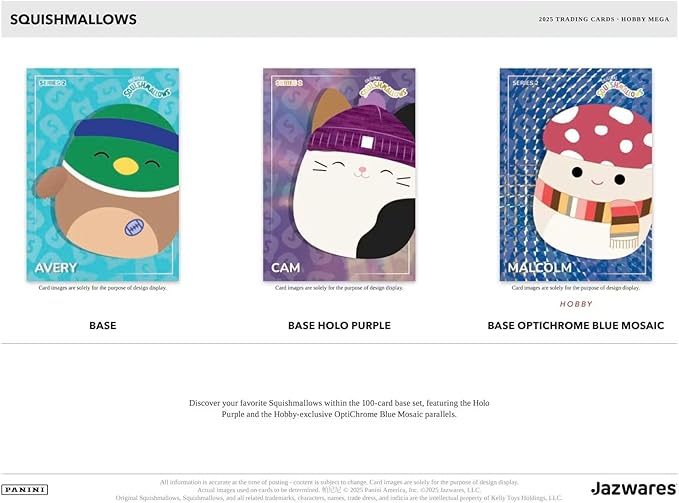 2025 Panini Squishmallows Hobby Mega Box
