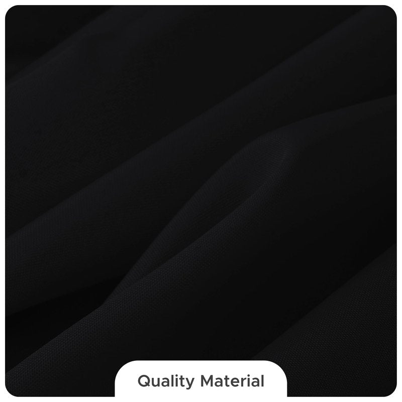 Fitable 8 Pack Table Cloth Rectangle Table: Stain and Wrinkle Resistant Tablecloth Rectangular, Washable Polyester Tablecloths for Wedding Party Dining Banquet Event Catering(Black, 70x120 Inch)