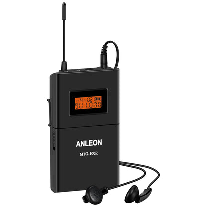 ANLEON MTG-100 Digital Wireless Tour Guide Language Interpretation Systems Wireless Acoustic Transmission System Tour Guiding, Simultaneous Translation, Audio-visual Eduation Tour Guide System,travelling, Meeting, Museum Visiting, Coaching, Education, Wir