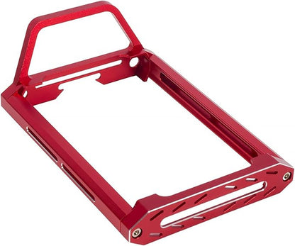 Aluminum Alloy RC Remote Radio Controller Bracket Holder Transmitter Protector Frame for Flysky Noble NB4 Pro NB4 Lite NB4 Protect Support (Red)