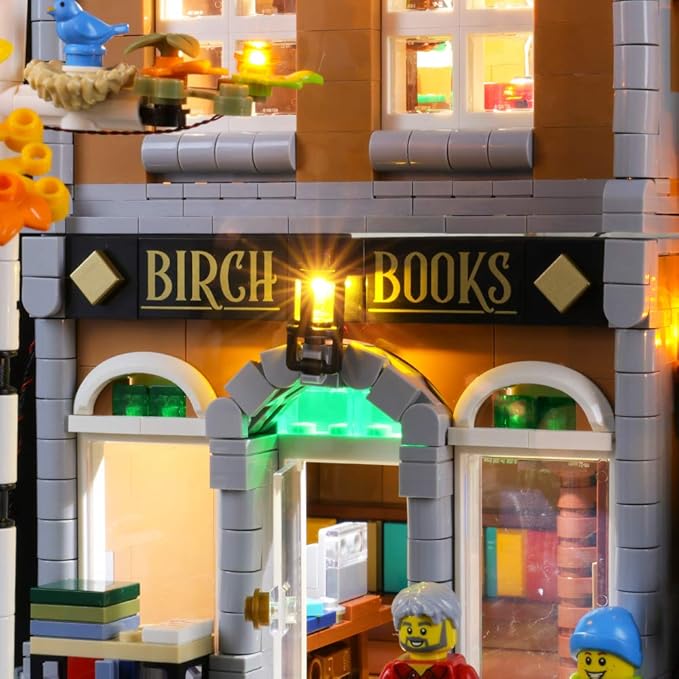 Briksmax Led Lighting Kit for Creator Bookshop - Compatible with Lego 10270 Building Blocks Model- Not Include The Lego Set