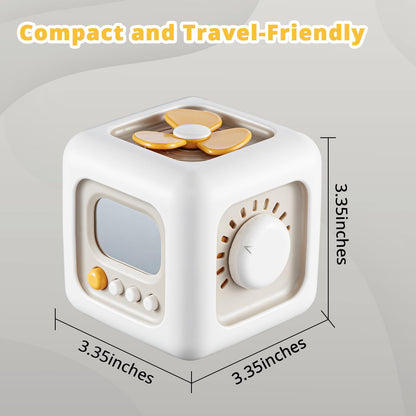 SOCBTNSO Busy Cube Toys for 1 Year Old Boy, Montessori Toys for 1+ Year Old, Travel Sensory Toys for Toddlers 1-3, Learning Fine Motor Skills| 1st Birthday Gifts Boy 12 Months +
