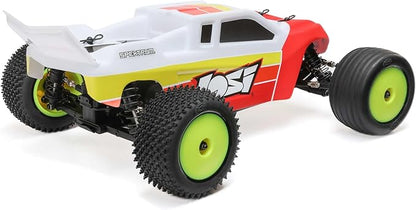 Losi 1/18 Mini-T 2.0 2S 2 Wheel Drive RTR Brushless Stadium Truck Battery &amp Charger Included Red LOS-1056T1