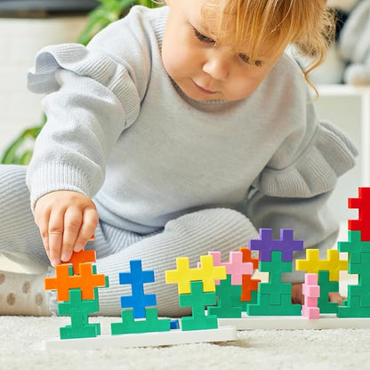 Plus Plus - Learn to Build Big Activity Set 130 Pieces - Construction Building Stem Toy Large Puzzle Blocks for Toddlers and Preschool