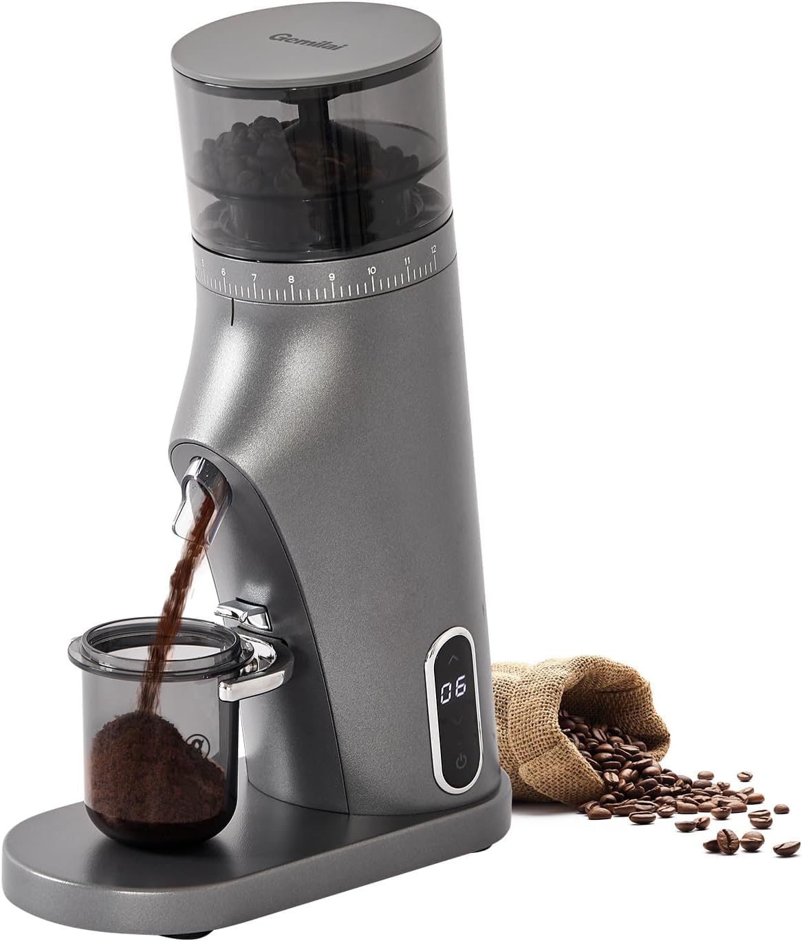 Gemilai Espresso Machine & Coffee Grinder& Milk Frothing Pitcher for Cappuccino, Latte