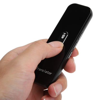 LOCADENCE Language Translator Device, Portable Instant Translator, Translator Intelligent Voice Bt Translator for Travel Business Learning (All Black)