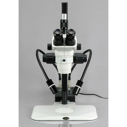 AmScope LED-6W-UV365 Powerful 6 Watt LED Dual Goose-Neck UV-365 Light Illuminator