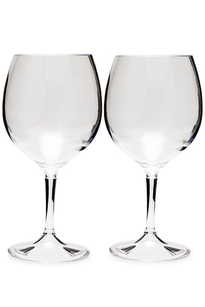 GSI Outdoors Nesting Red Wine Glass Set for Compact Storage and Comfortable Drinking, 15 fl. oz., 79312