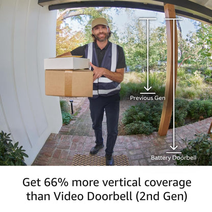 Ring Battery Doorbell with Ring Chime